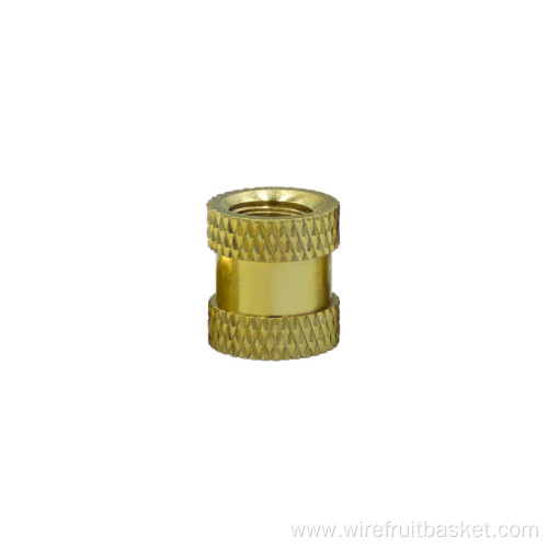 Customized OEM M2 brass knurled insert nut